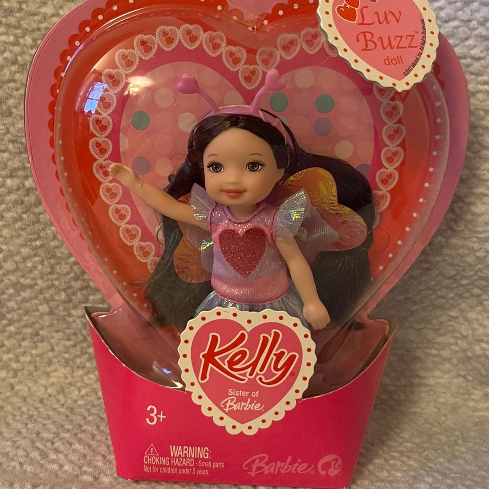 BARBIE DOLL KELLY CLUB VALENTINES DAY 2007 LUV BUZZ KAYLA